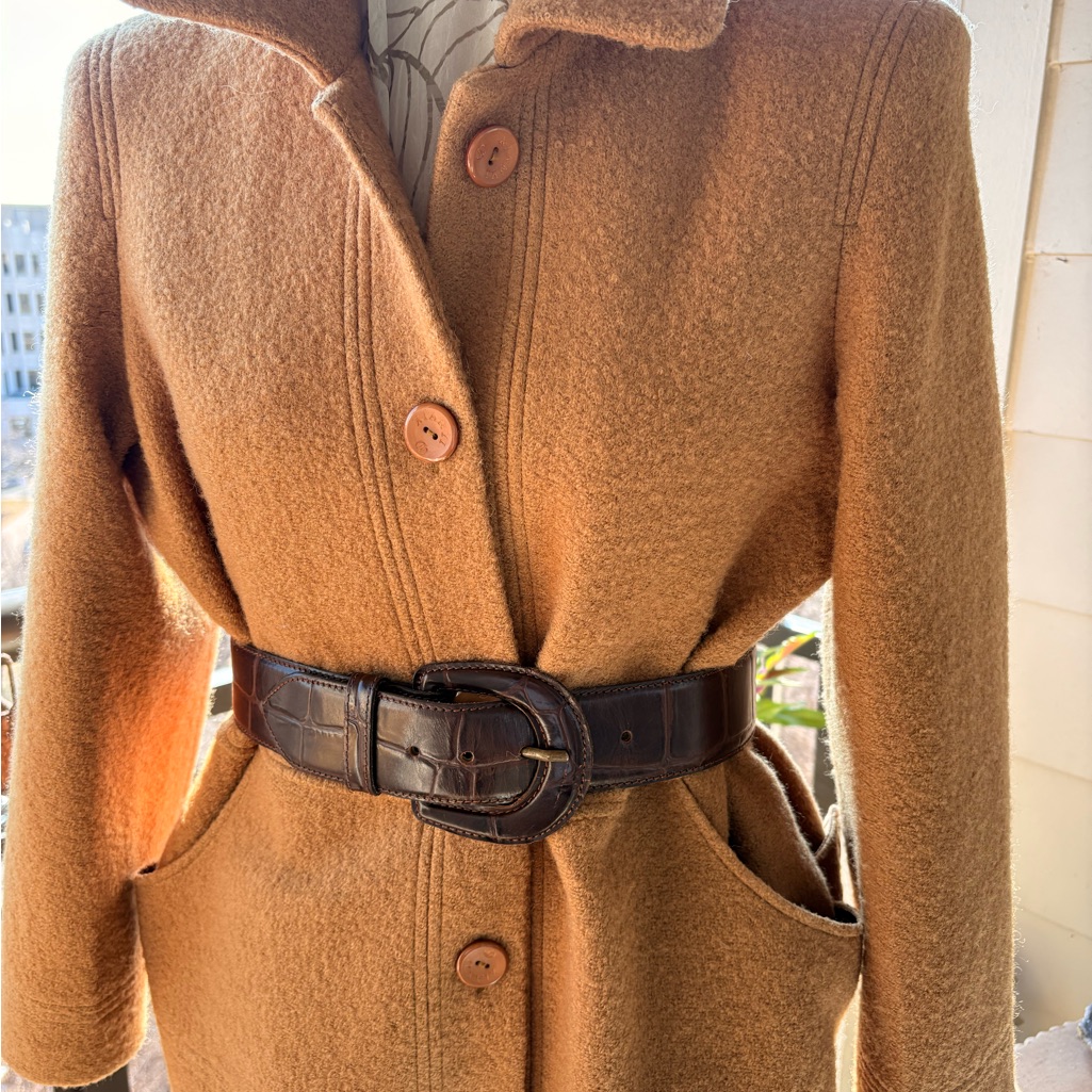 Elegant Trench Coat With Belt